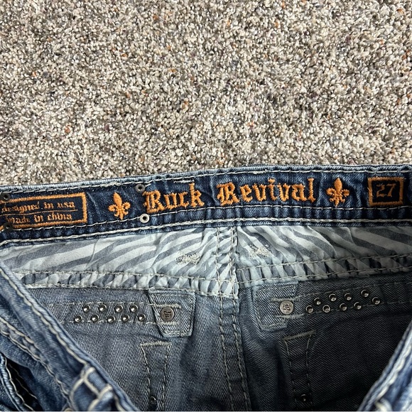 Women’s Rock Revival Elaina Boot Cut Stretch Jeans Size 27 E8254823L - Picture 8 of 16